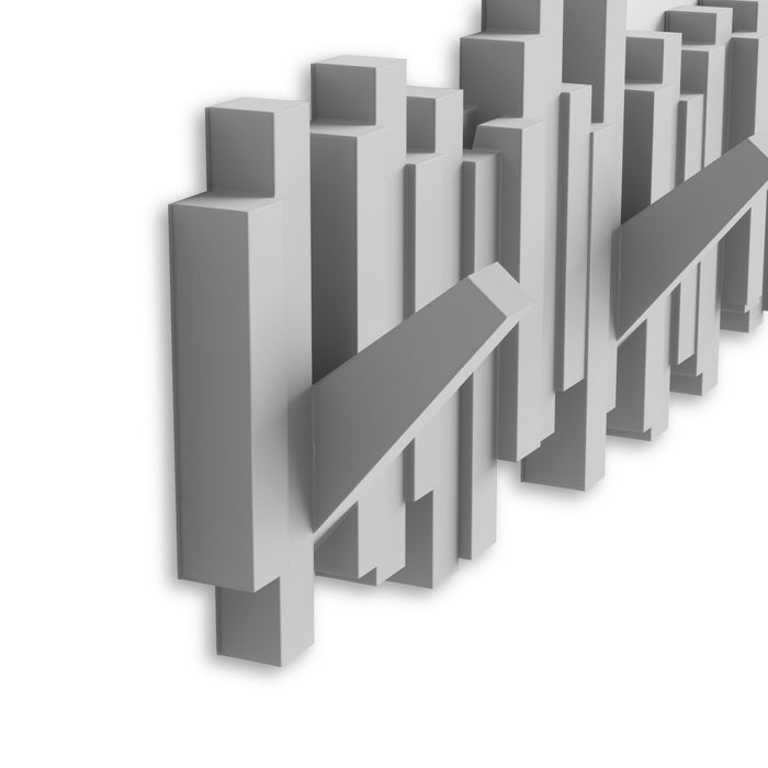 Umbra Modern Sticks Wall-Mounted Coat Rack - Grey