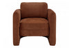 Monarch Specialties - Accent Chair, 32"H, Upholstered, Living Room, Bedroom, Terracotta Fabric, Contemporary | Monarch Specialties - Chaise D'Appoint, 32"H, Rembourre, Salon, Chambre A Coucher, Tissu Terracotta