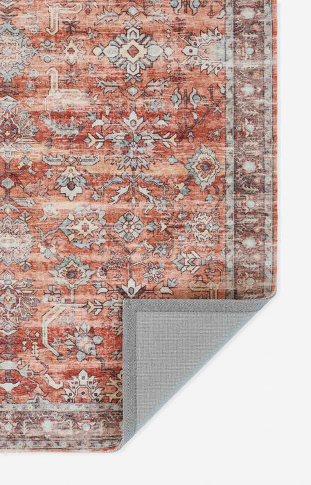 Ruby Traditional 8'0\" x 10'0\" Area Rug in Brown Indoor Area Rug