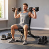 Soozier 5-25 lbs Adjustable Dumbbell Set of 2, 5-in-1 Dumbbell Weights