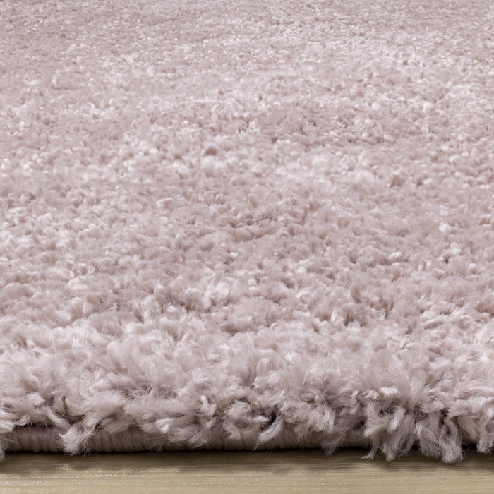 Taylor Pink Comfort Shag Rug, 3'11\" x 5'11\" Oval Indoor Area Rug