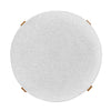 Vera Rubber Wood Bar Stool Set of 2 Indoor Seating with Round Ivory Cushion,Walnut | Vera – Lot de 2 tabourets de bar en bois d’hevea pour interieur avec coussin rond ivoire, finition noyer
