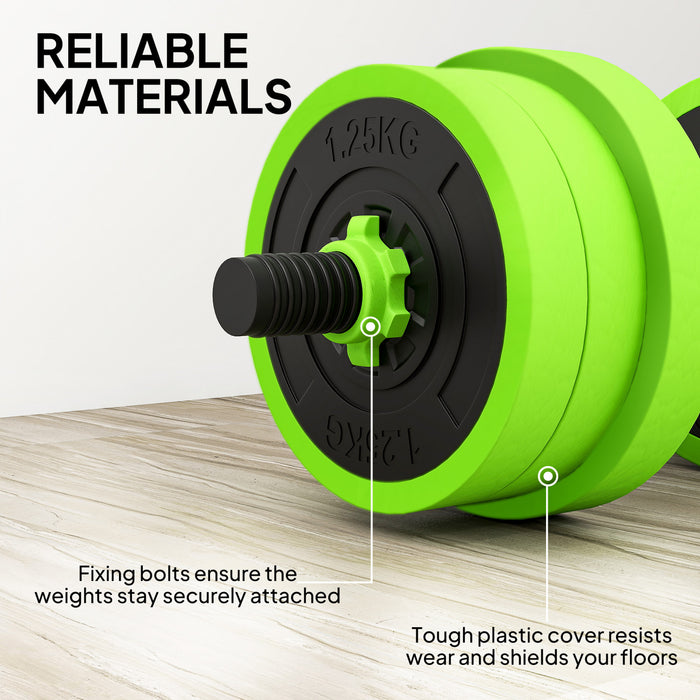 Soozier 44lbs 4-in-1 Weight Dumbbell Set, Barbell Kettlebell Push Up Stand