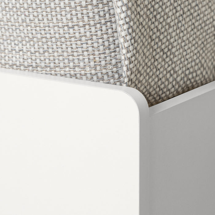 Spark Mate's Platform Storage Bed With 3 Drawers - Pure White 