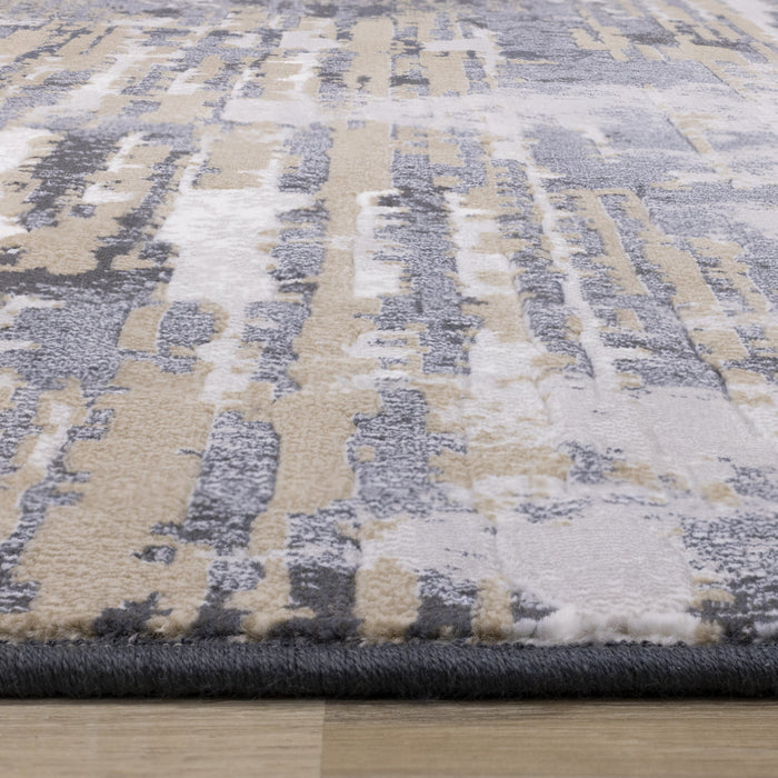 Isabelle Distressed Blue Area Rug - 7'10\" x 10'10\"