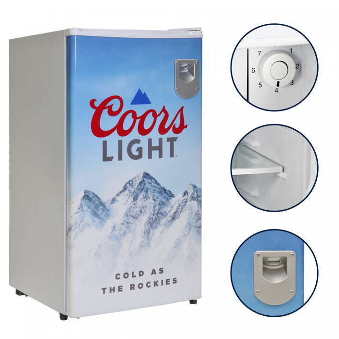 Coors Light 90 Liter Compressor Compact Refrigerator