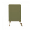 Avira Mid-Century Modern 35" Dresser in Olive Green (3-Drawer) | Commode Avira Mid-Century Modern 89 cm en vert olive (3 tiroirs)