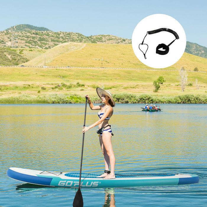 Goplus 10ft Inflatable Stand Up Paddle Board 6'' Thick W/ Aluminum Paddle Leash Backpack