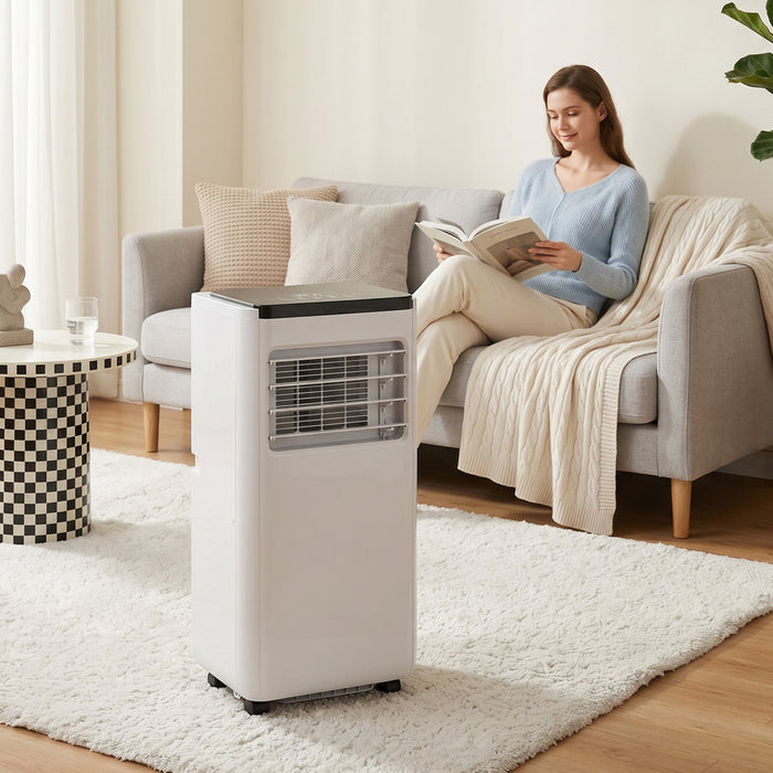 HOMCOM 8000 BTU AC Unit, Portable Air Conditioner with WiFi Control, White