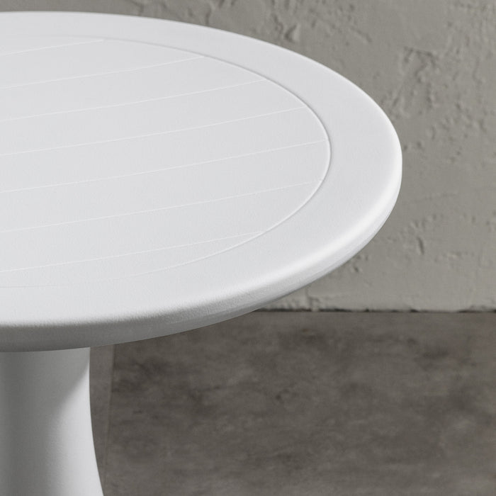 Dalya Patio Bistro Table - White