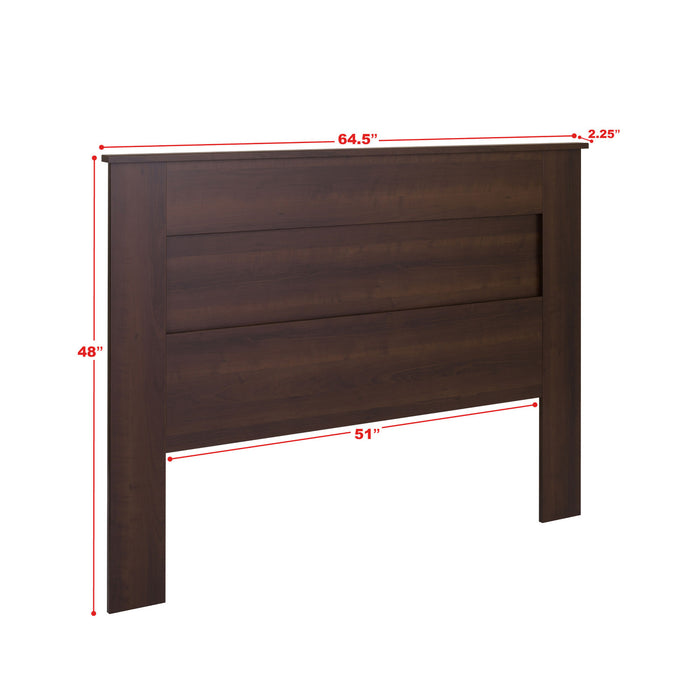 Queen Flat Panel Headboard - Espresso