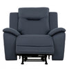 Sutton 42 in. Upholstered Power Rocker Recliner - Blue | Fauteuil bercant inclinable electrique Sutton de 42 po rembourre - Bleu