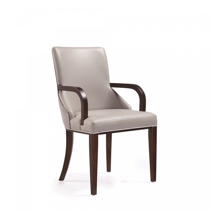 Shubert Modern 8-Piece Dining Chair Set in Light Gray
