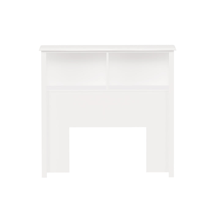 Twin Bookcase Headboard - White