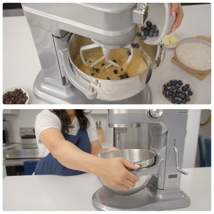 Kenmore Elite 600 W Bowl Lift Metallic Chrome Mixer - KKESM600M