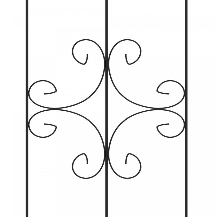 Set Of 2 Garden Trellis Metal Trellis For Climbing Plants Flowers