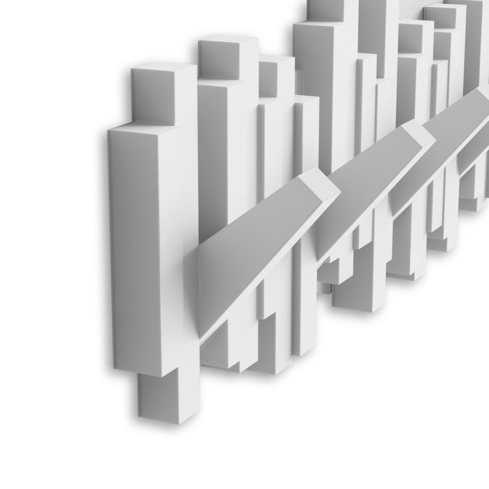 Umbra Modern Sticks Wall-Mounted Coat Rack - White