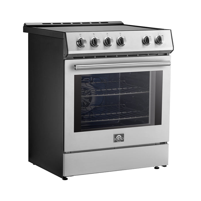 Forno Leonardo Espresso 30\" Slide-In Induction Range, Stainless Steel -FFSIN0982-30