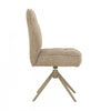 Elowen Taupe Upholstered Swivel Dining Chair (Set of 2) | Chaise de salle a manger pivotante Elowen rembourree taupe (ens. de 2)