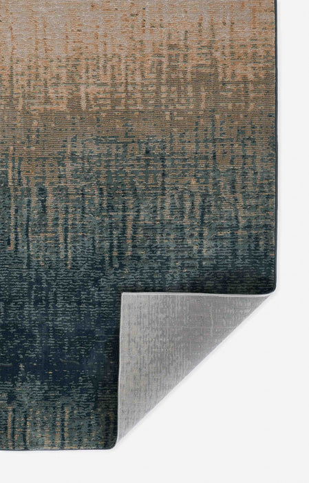 Sable Contemporary 2'2\" x 7'7\" Runner Rug in Blue Indoor Area Rug