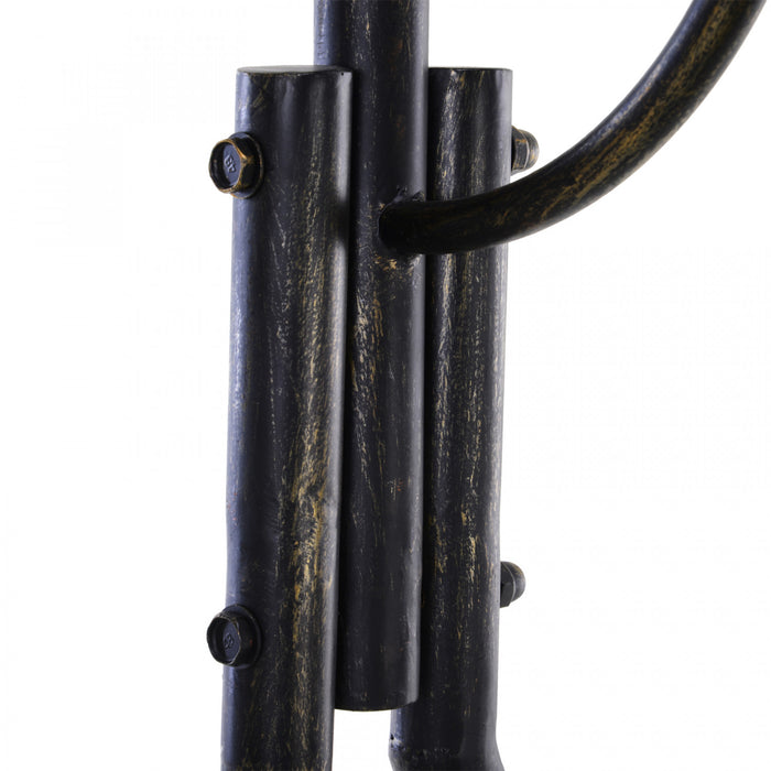 Outsunny 2 Seater Porch Swing Chair, Outdoor Swing Seat For Garden, Black