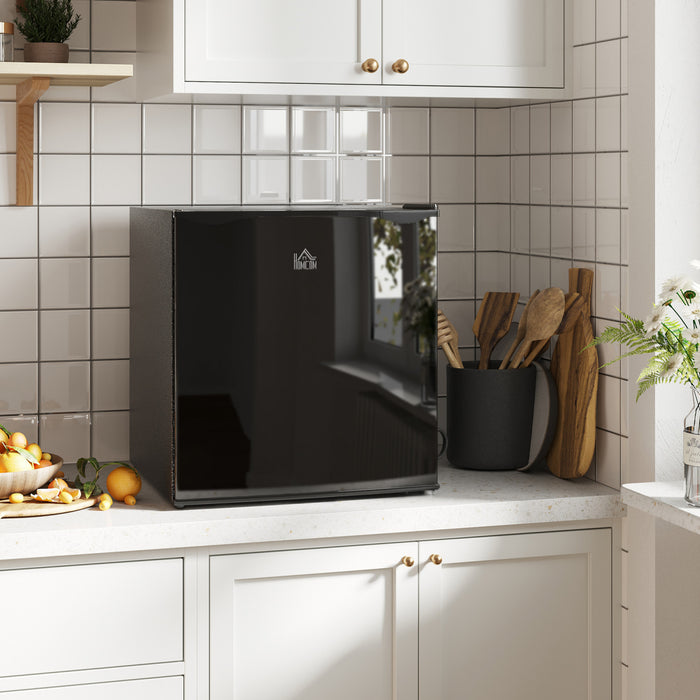 HOMCOM 1.1 Cubic Feet Compact Mini Freezer with Adjustable Temperature