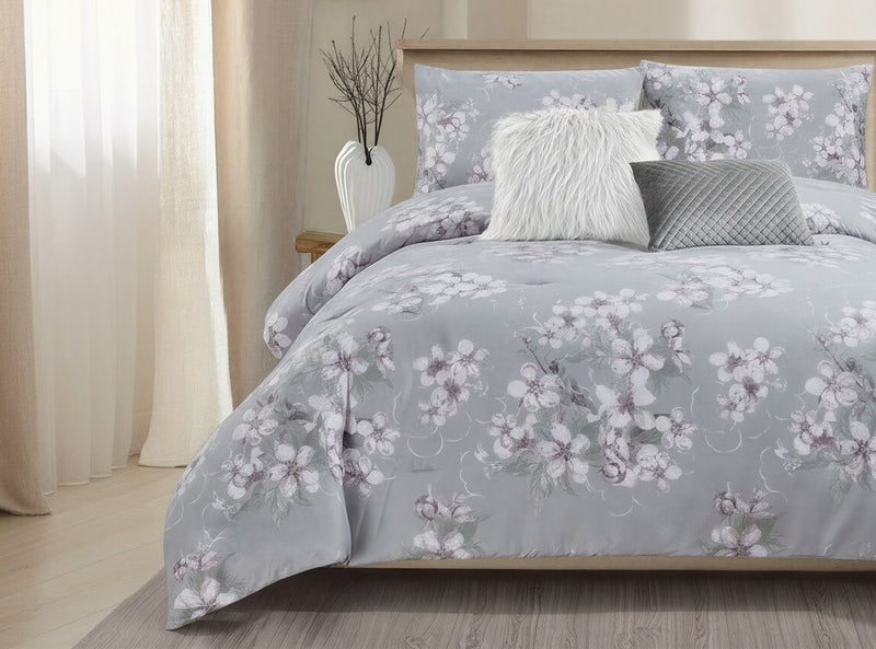 Alysse 5-Piece Floral Comforter Set