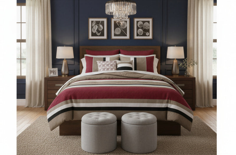 Madison 7-Piece Queen Comforter Set