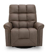 Linden 35.5\" Leather-Look Power Reclining Lift Chair - Brown