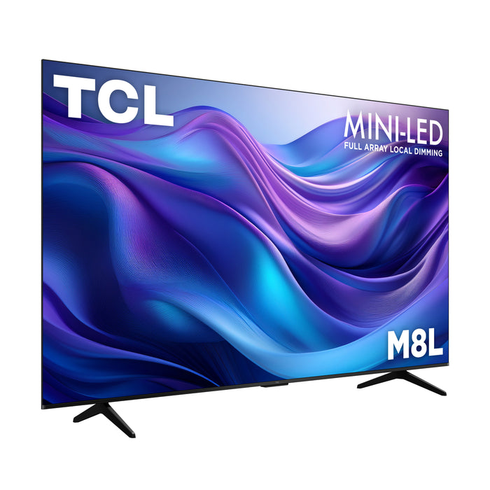 TCL 65\" M8L Series Mini-LED 4K UHD HDR Smart Google TV (65M8L) – 2026 Model