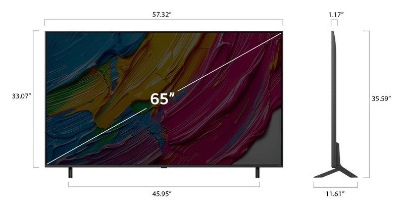 LG 65\" QNED80 QNED 4K UHD Smart webOS TV (65QNED80AUA.ACC) - 2025 Model