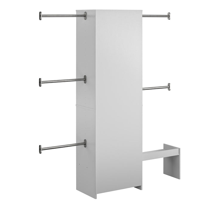 Little Seeds Grow with Me Adjustable Kids Closet Organizer System - Grey