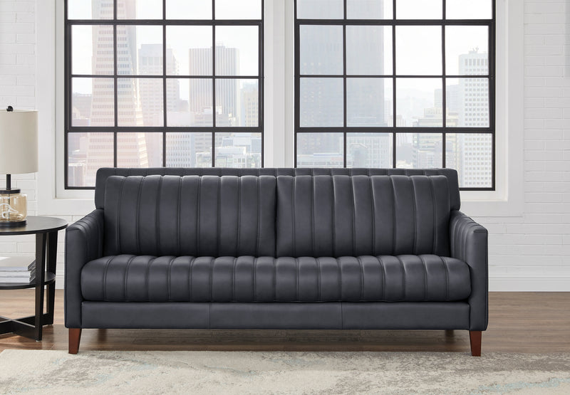 Hydeline Archer Leather Sofa - Blue