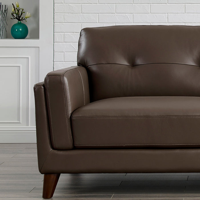 Hydeline Rowan Leather Chair - Brown