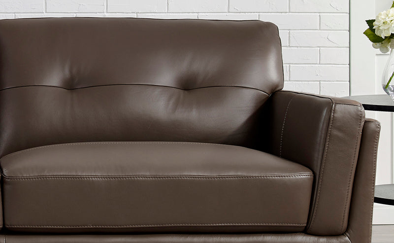 Hydeline Rowan Leather Chair - Brown