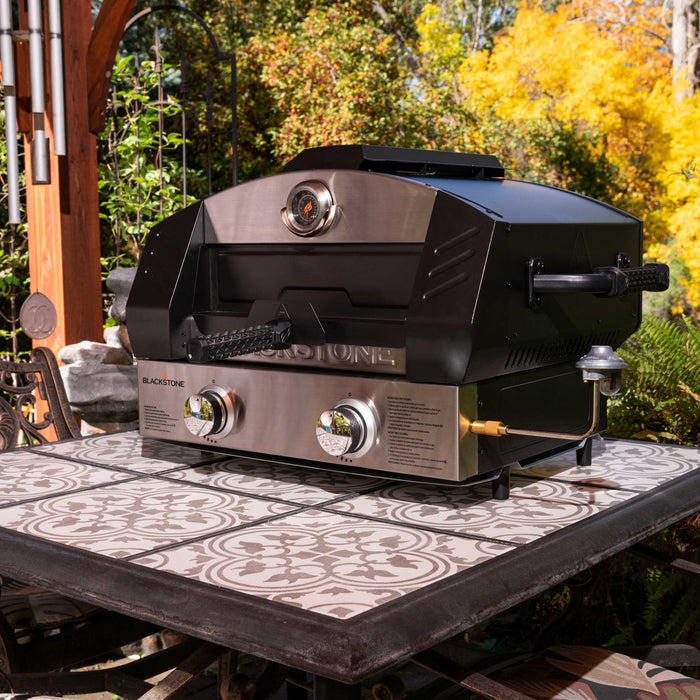 Blackstone Griddle Essentials Portable Pizza Oven with 15\" Cordierite Stone - 6964
