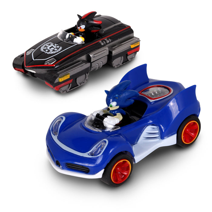 NKOK B/O Sart Sonic & Shadow RC Slot Car Track