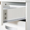 HOMCOM Nightstand Set of 2, Bedside Tables with 3 High Gloss Drawers