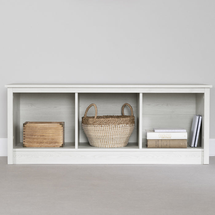 Toza Mudroom Storage Bench - White Pine