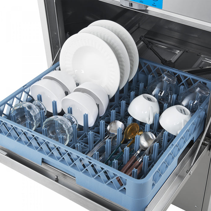 FORNO Commerciale Undercounter Dishwasher, 23L Tank Capacity, High-Temperature for Sanitation - FCMDW0024