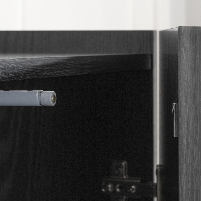 Arum High-buffet Accent Cabinet - Black Oak 