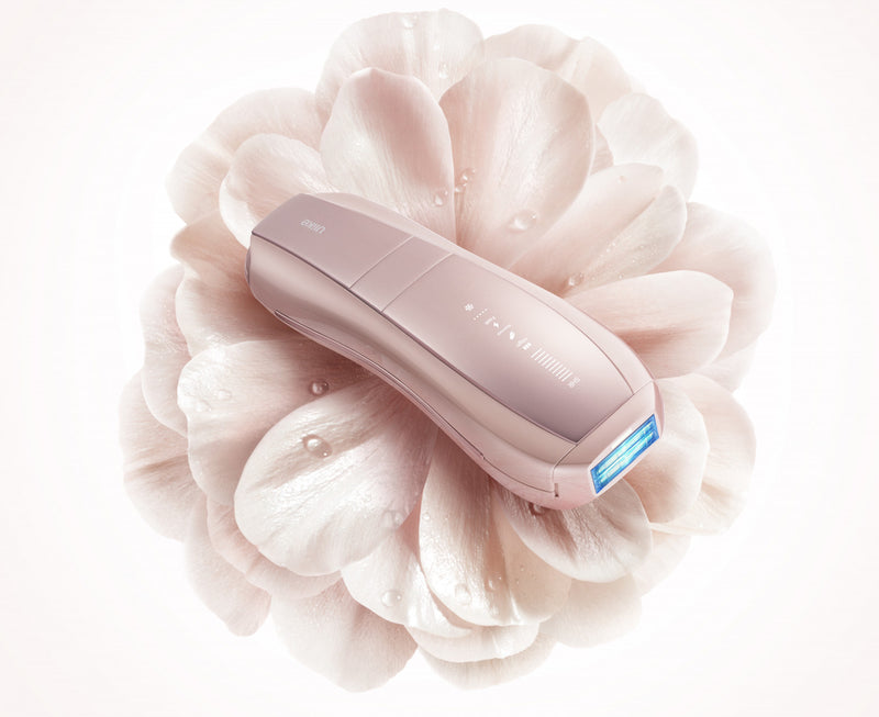 Ulike Air 10 IPL Laser Hair Removal Device - Dual Lights, SHR Mode & Ice Cooling - Pink