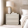 Navis Contemporary 26" Nightstand in Whitewashed Oak (2-Drawer) | Table de nuit contemporaine Navis 66 cm en chene blanchi (2 tiroirs)