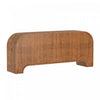 Tressa Contemporary Modern 72" Solid Wood Sideboard in Walnut (4-Door) | Buffet contemporain moderne Tressa 72" en bois massif noyer (4 portes)