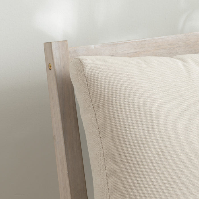 Teagon Outdoor Corner Patio Chair Patio - Natural Beige