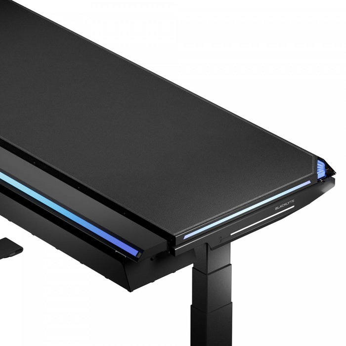 Blacklyte Atlas Gaming Desk - Black