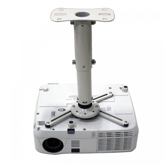 Kanto P101W Universal Projector Ceiling Mount, White Tv Mount