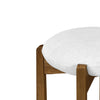 Olivia Rubberwood Indoor Round Seat Bar Stool Set of 2 with Durable Frame and Fabric | Olivia – Lot de 2 tabourets de bar d’interieur en bois d’hevea avec assise ronde, structure durable et revetement en tissu