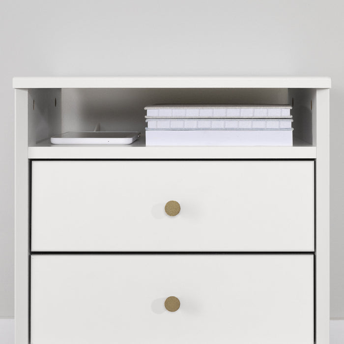 Dylane 2-Drawer Nightstand - Pure White