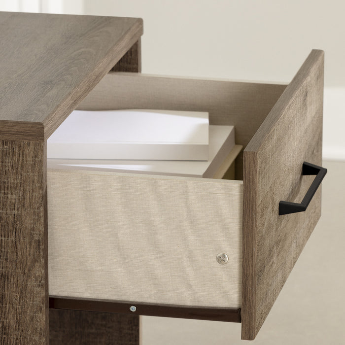 Arlen 1-drawer Nightstand - Weathered Oak 